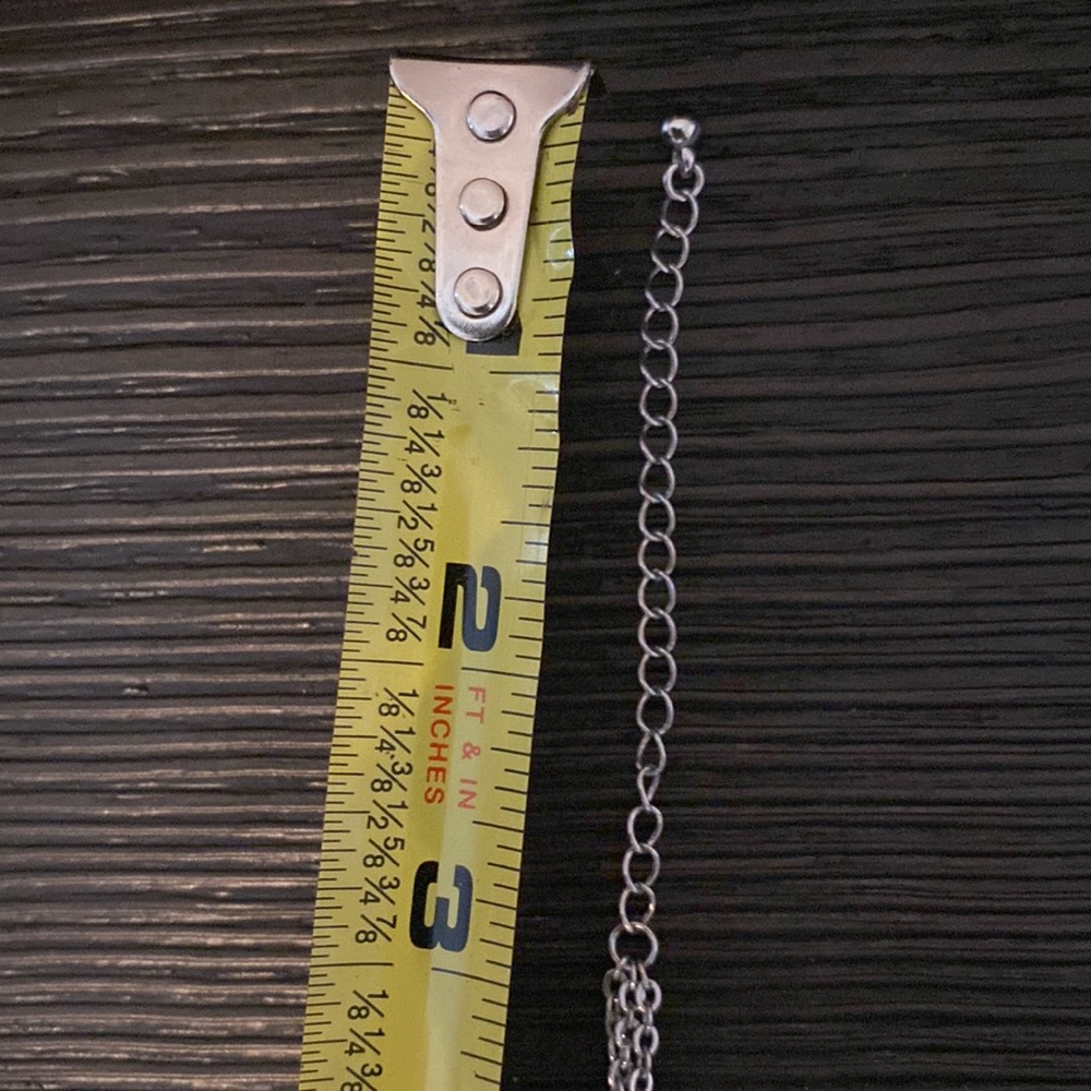 🌞 Lia Sophia Necklace Silver with Circles - Picture 6 of 6